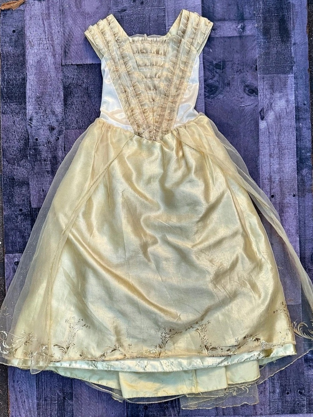 Disney Store Belle Costume for Kids – Beauty and the Beast Dress Size 7/8